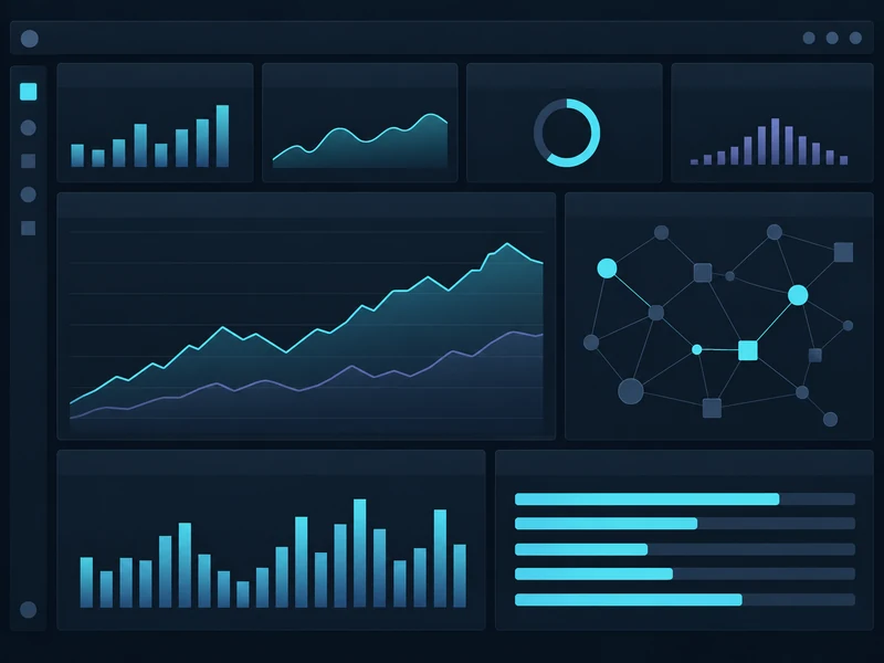 Blockchain Analytics concept mockup